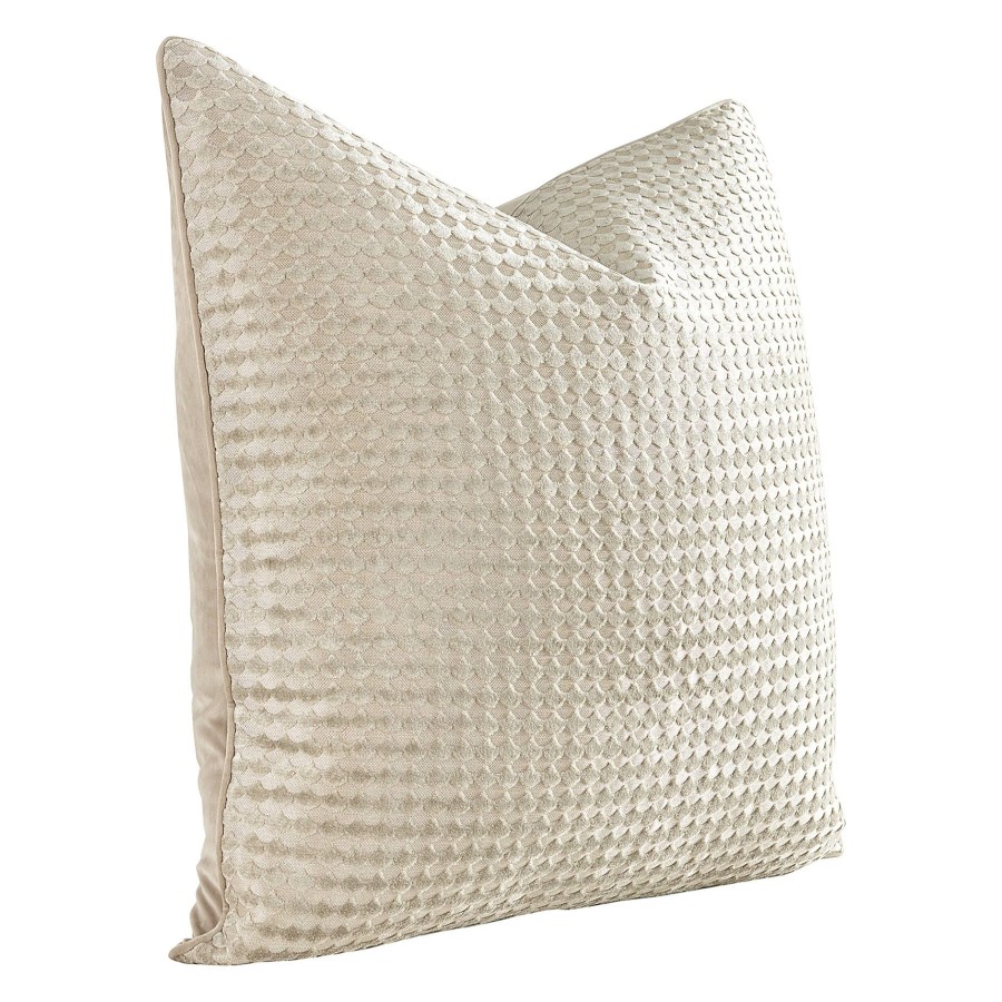 D Cor & Pillows * | White Velvet Tear Drop Pillow, 26 Outlet Sale