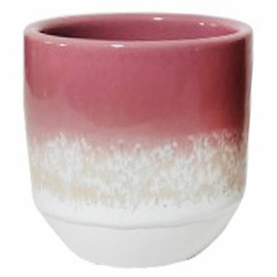 D Cor & Pillows * | Pink Ombre Ceramic Citronella Candle, 3 At Reduced Price