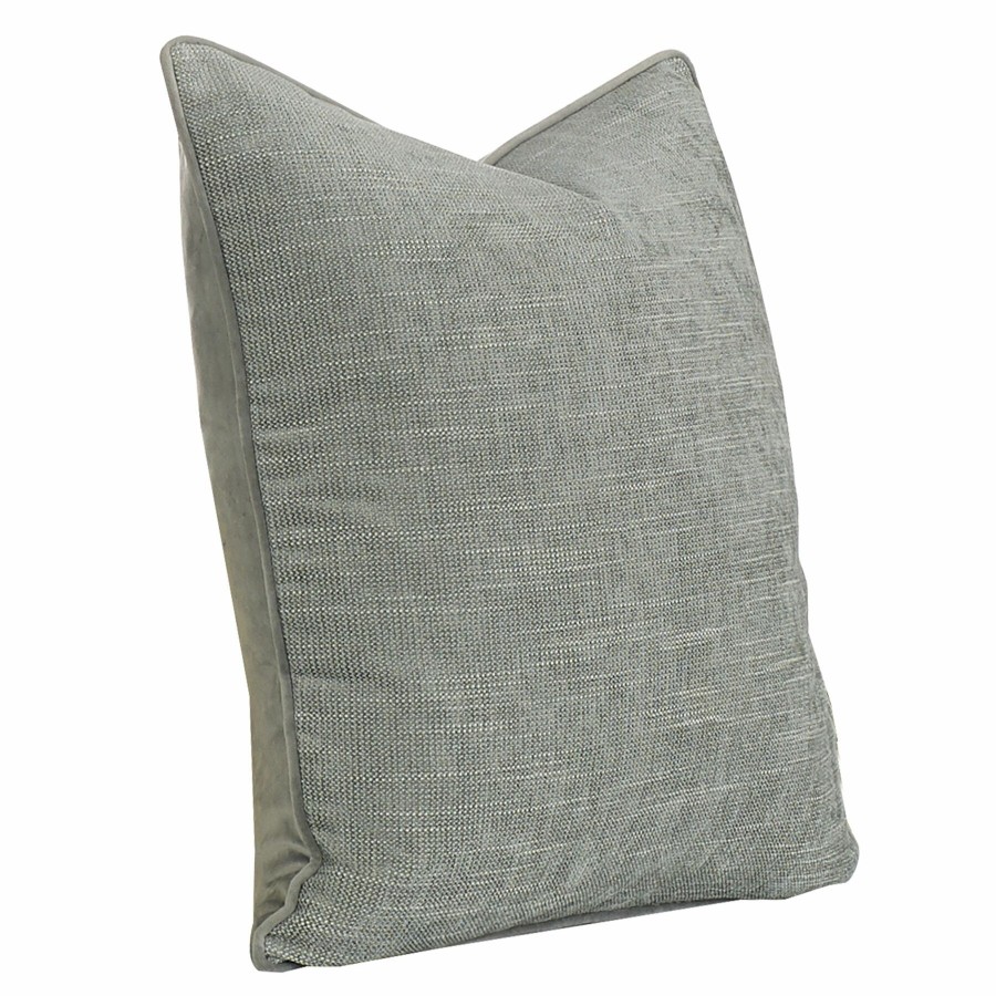 D Cor & Pillows * | Brooke Light Grey Throw Pillow, 20 Limited Edition