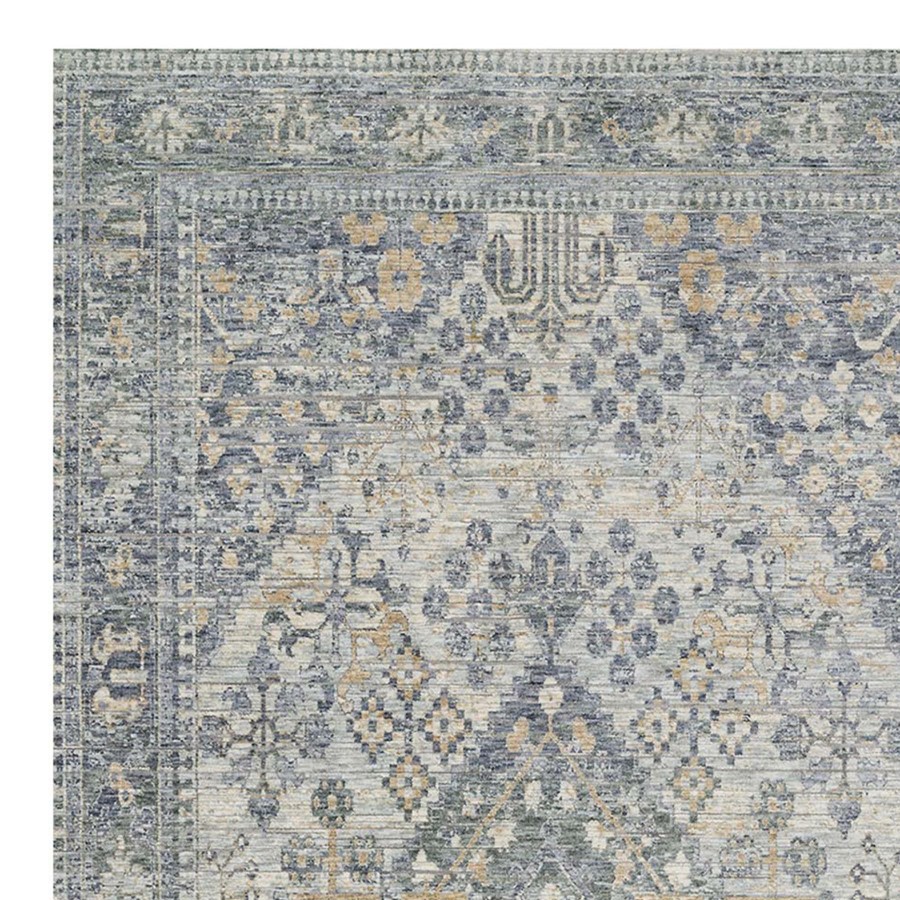 Rugs & Curtains * | (A436) Honeybloom Grey Diamond Distressed Look Area Rug, 8 10 Hot Sale