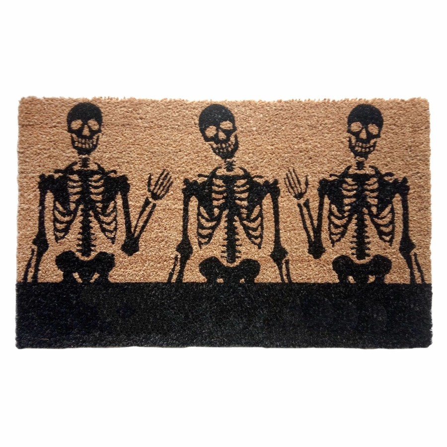 Rugs & Curtains * | Welcome Skeletons Coir Mat, 18 30 At Reduced Price