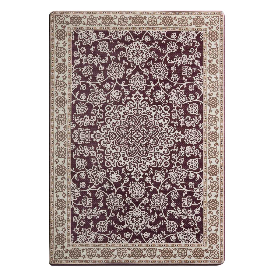 Rugs & Curtains * | Kit Medallion Eggplant Kitchen Mat, 20 30 Premium Product