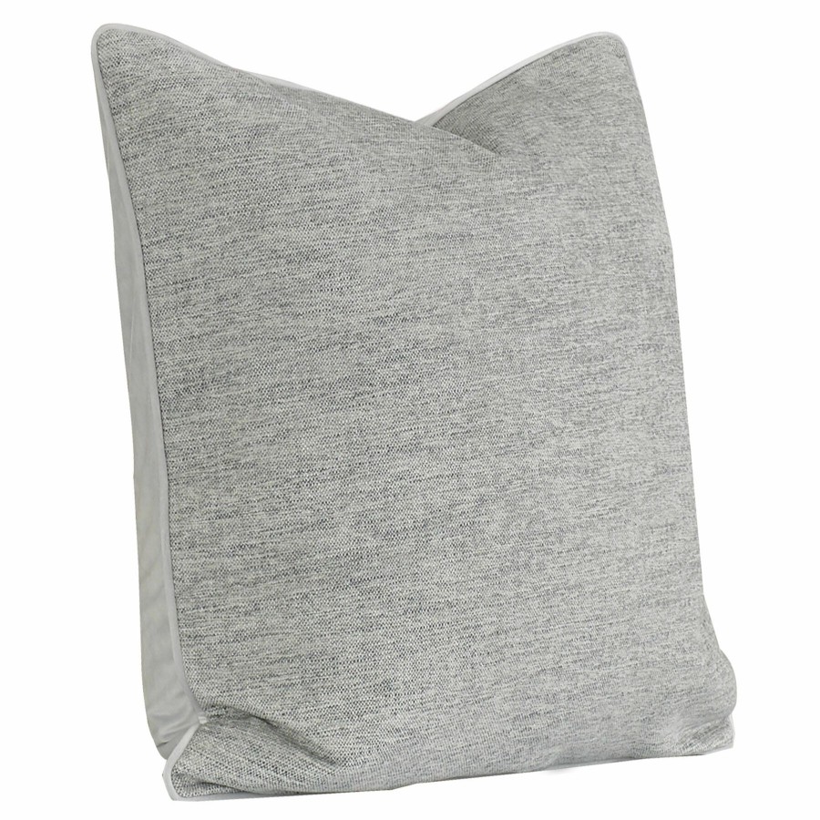 D Cor & Pillows * | Grace Light Grey Throw Pillow, 20 Exactly Discount