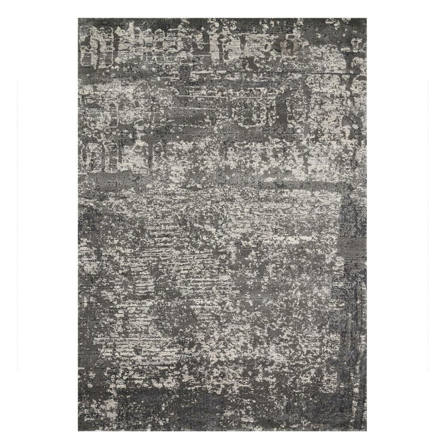 Rugs & Curtains * | (B528) Holden Abstract Grey Area Rug, 5 7 Outlet Sale