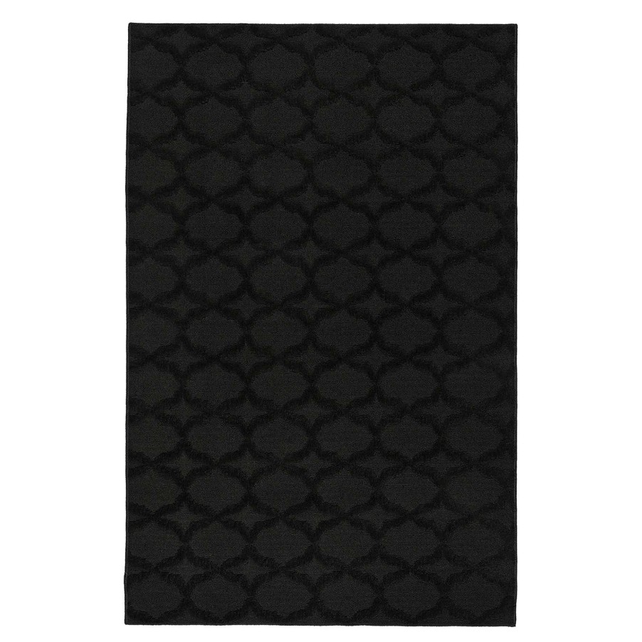 Rugs & Curtains * | (D546) Sparta Black Tufted Area Rug, 4 6 Discount Store