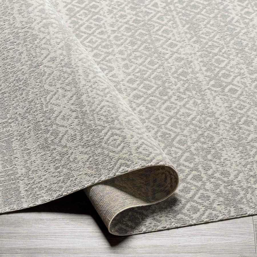 Rugs & Curtains * | (D556) Lavadora Grey Global Design Washable Area Rug, 8 10 Classical Style