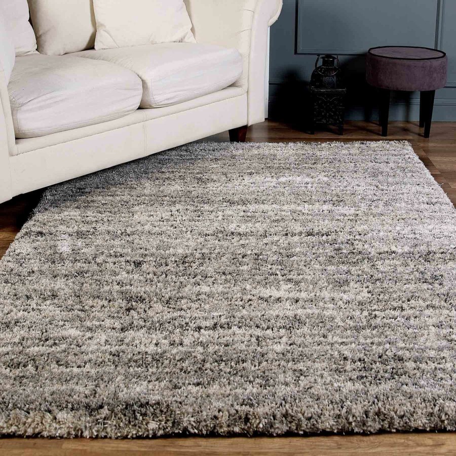 Rugs & Curtains * | (C154) Eliza Grey Shag Area Rug, 5 7 Lower Prices