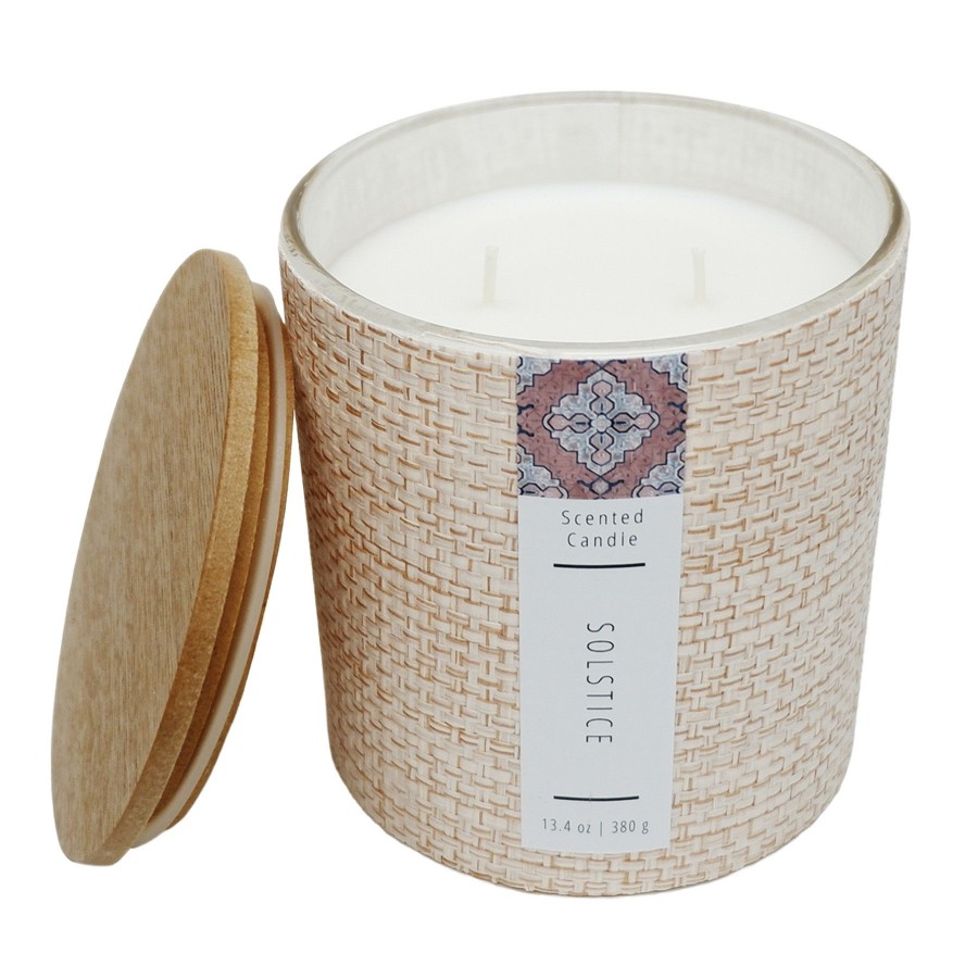 D Cor & Pillows * | Solstice Scented Jar Candle, 13.4Oz Fire Sale