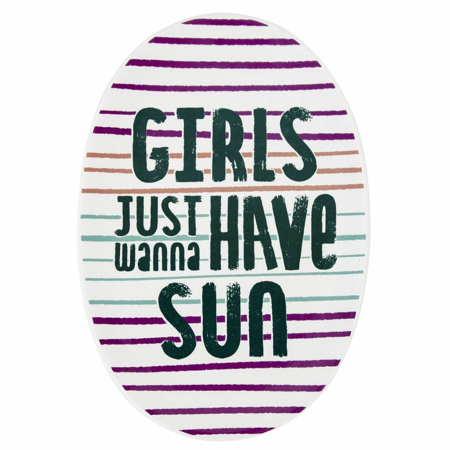 D Cor & Pillows * | Girls Just Wanna Have Sun Trinket Tray Exceptional Design