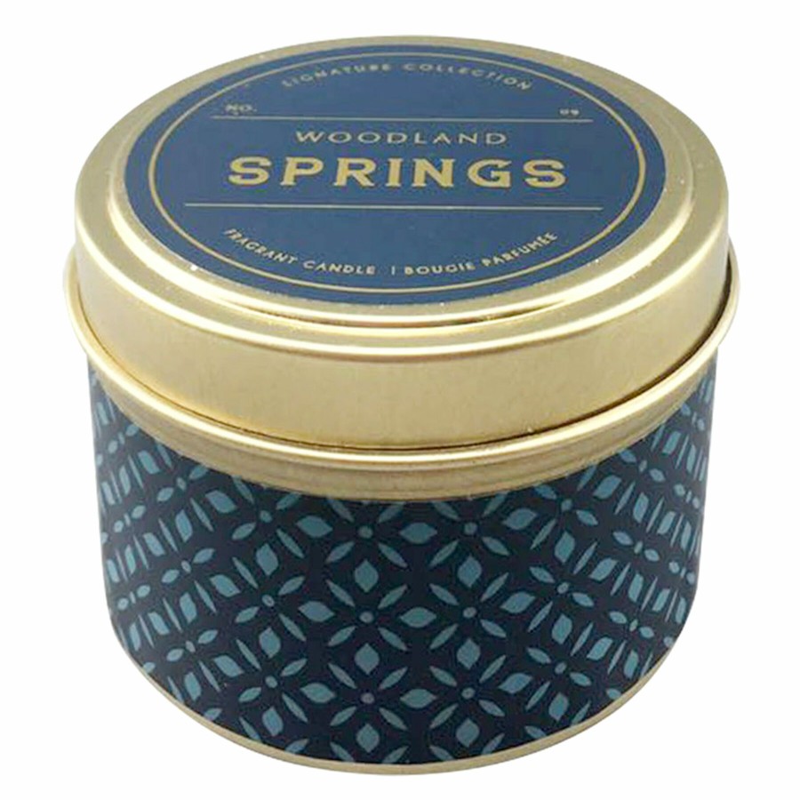 D Cor & Pillows * | Woodland Springs Scented Tin Jar Candle, 3Oz Classical Style