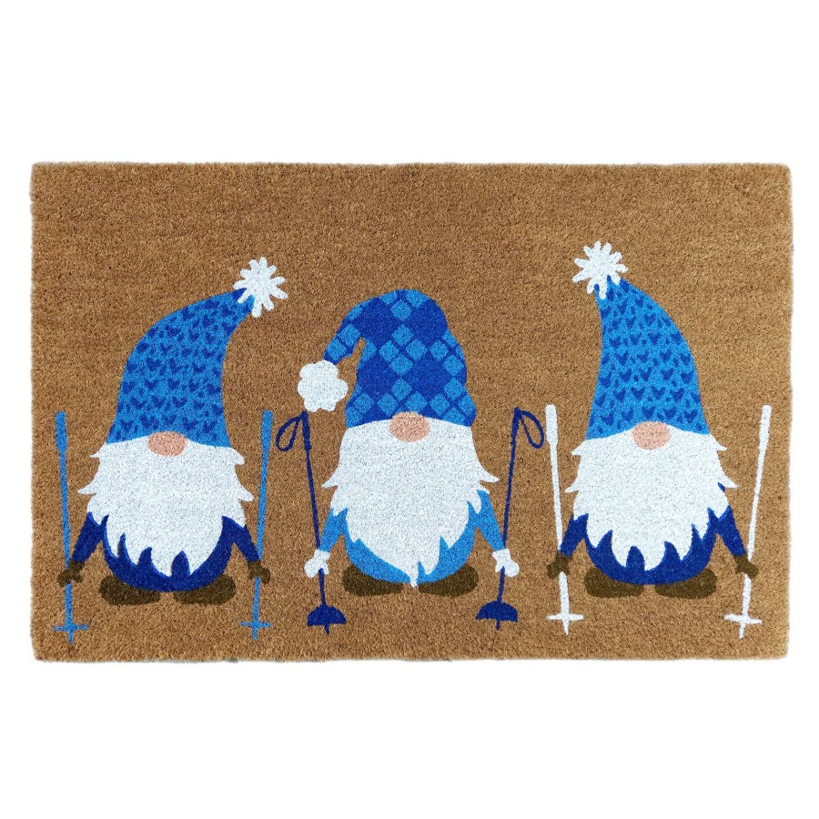 Rugs & Curtains * | Ty Pennington Blue Gnomes Coir Mat, 18 30 Discounts