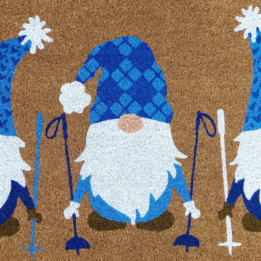 Rugs & Curtains * | Ty Pennington Blue Gnomes Coir Mat, 18 30 Discounts