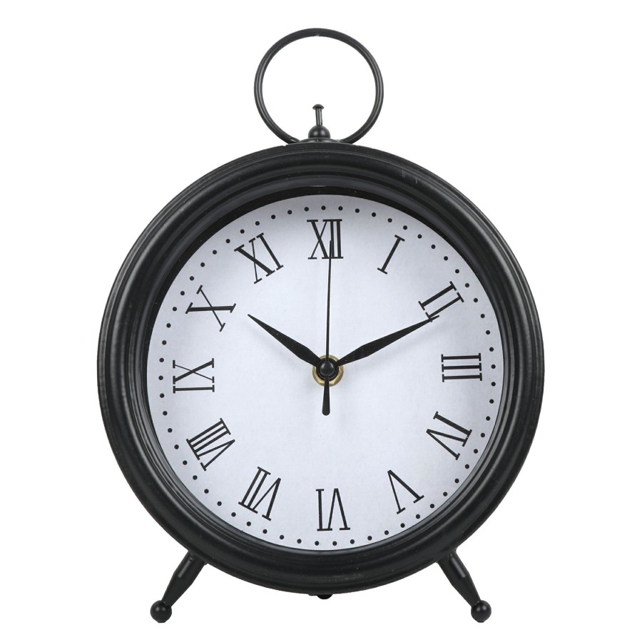 D Cor & Pillows * | Black Table Clock, 10 Exceptional Design