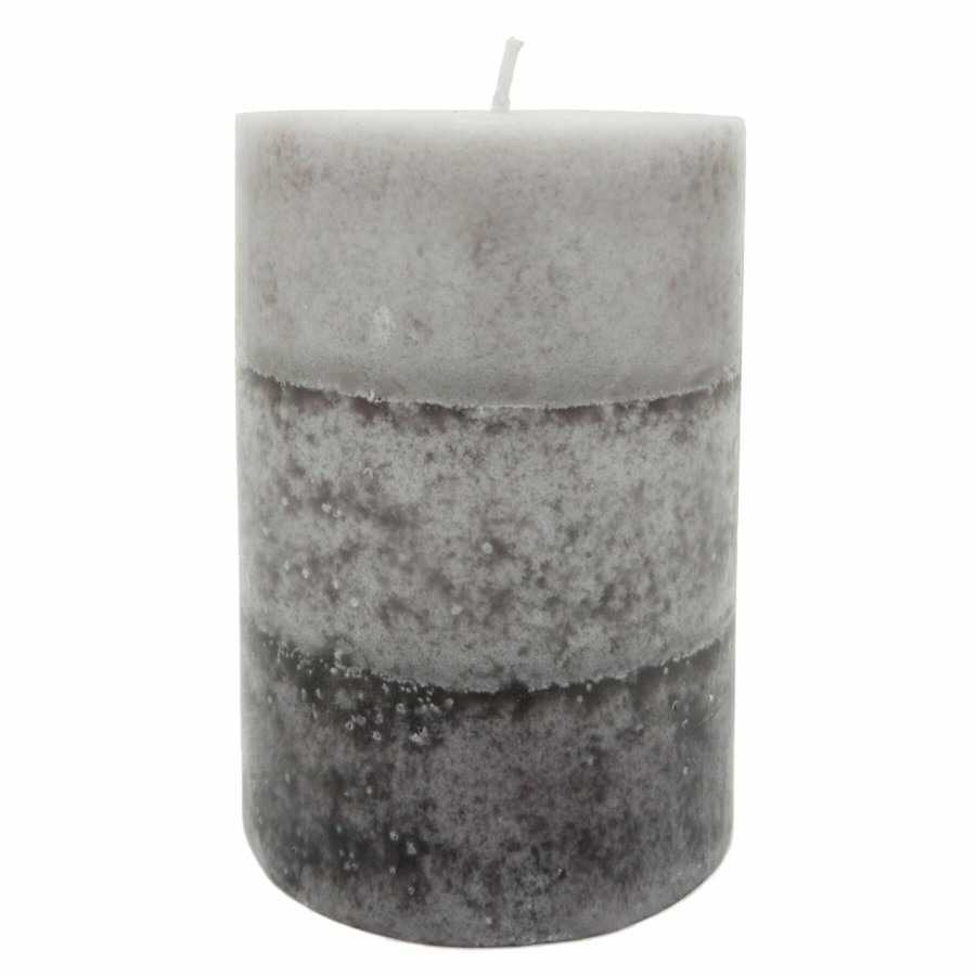 D Cor & Pillows * | Cedar Patchouli 3X4 Ombre Pillar Candle Discount Store