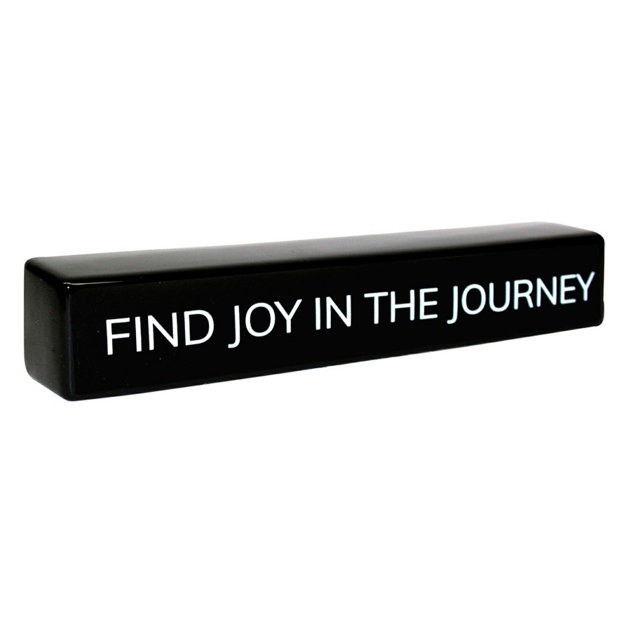 D Cor & Pillows * | Find Joy In The Journey Block Sign, 12 2 Exceptional Design