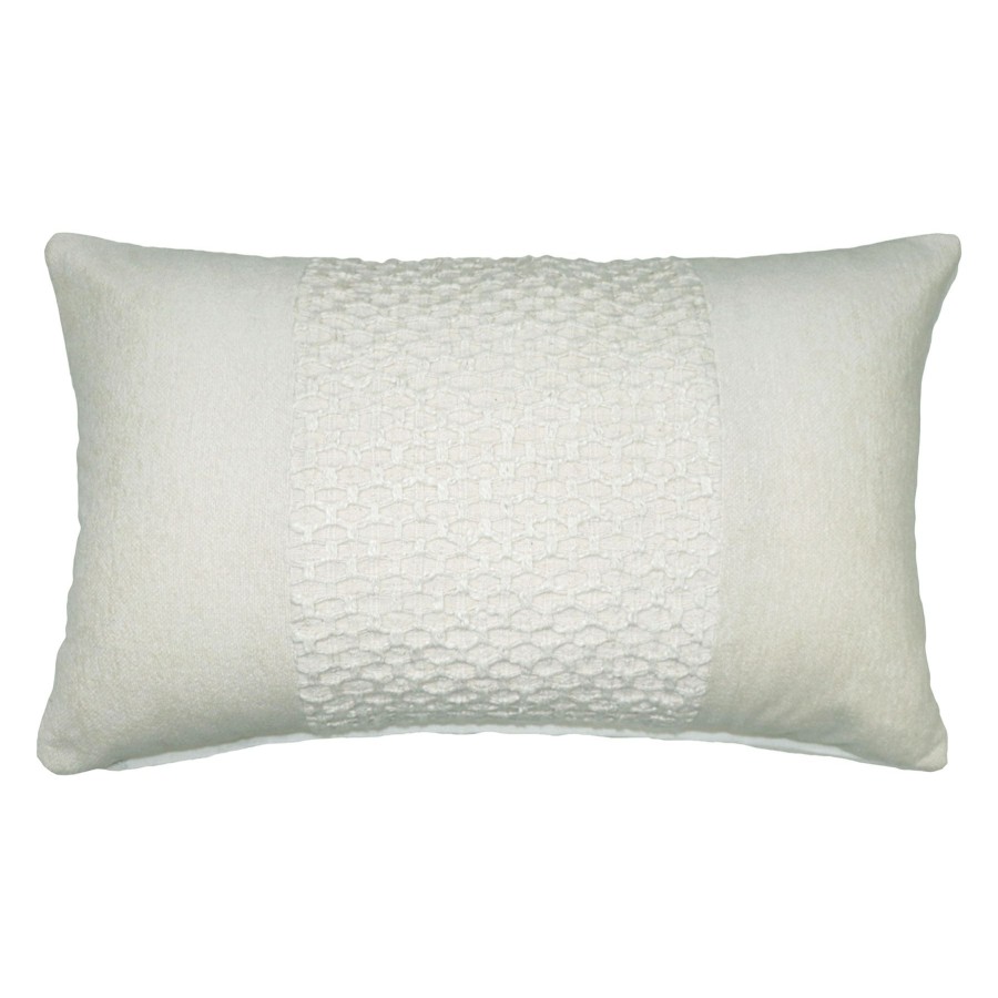 D Cor & Pillows * | Ivory Chenille Throw Pillow, 14 24 At Low Price