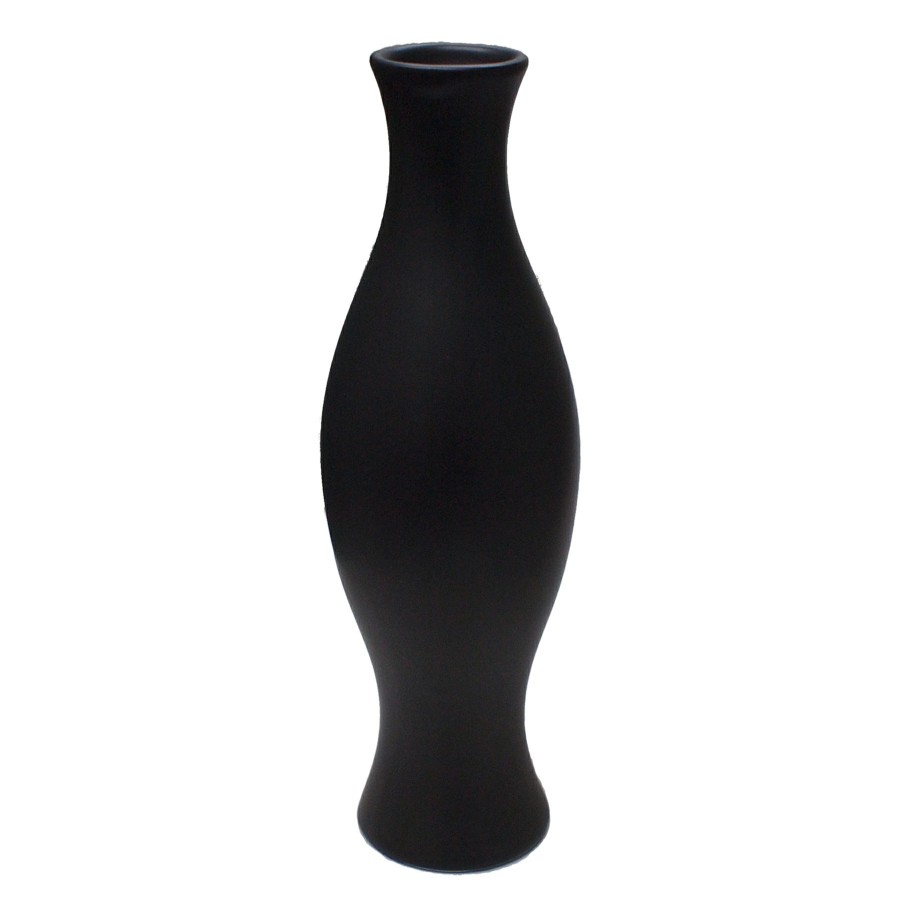 D Cor & Pillows * | Black Ceramic Vase, 7 Outlet