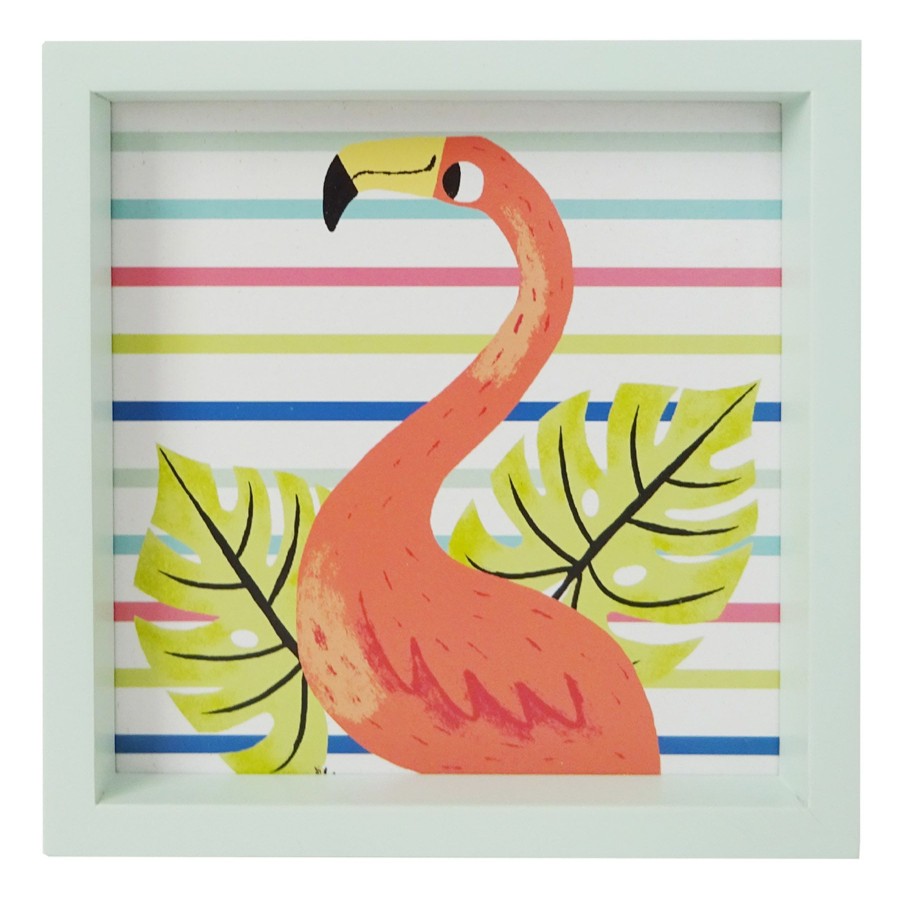 D Cor & Pillows * | Flamingo Wall Sign, 5.5 At Low Price