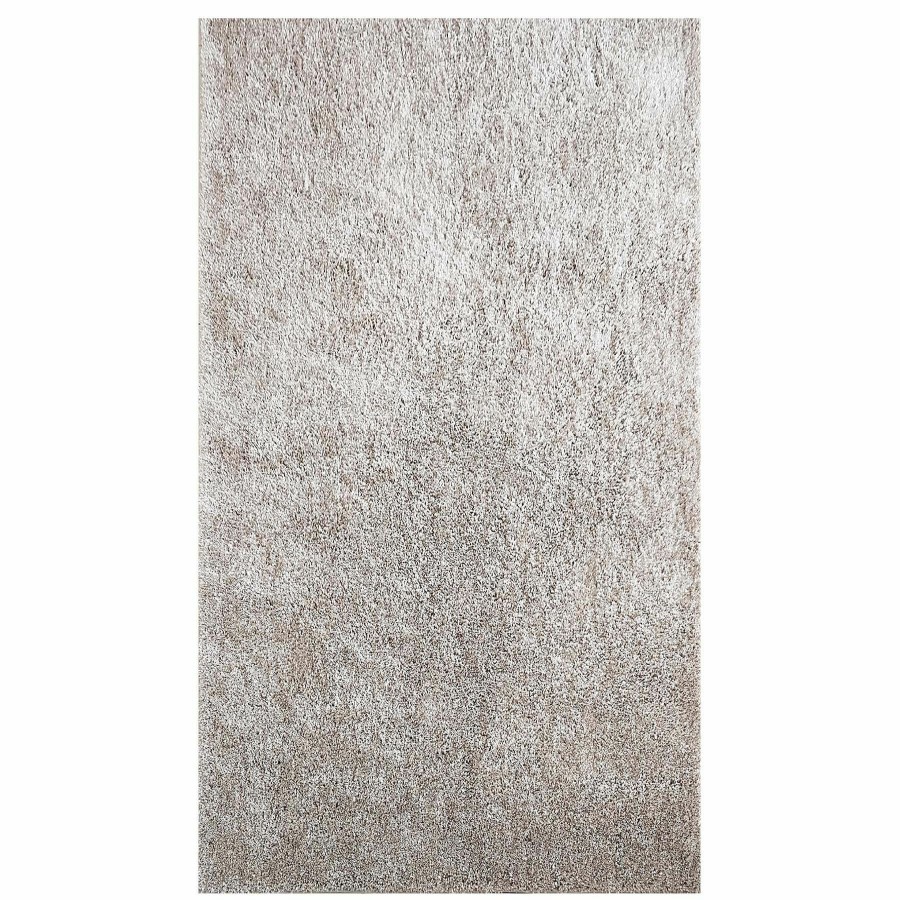 Rugs & Curtains * | (C91) Plain Ivory & Beige Soft Short Pile Shag, 3 5 Discount Store