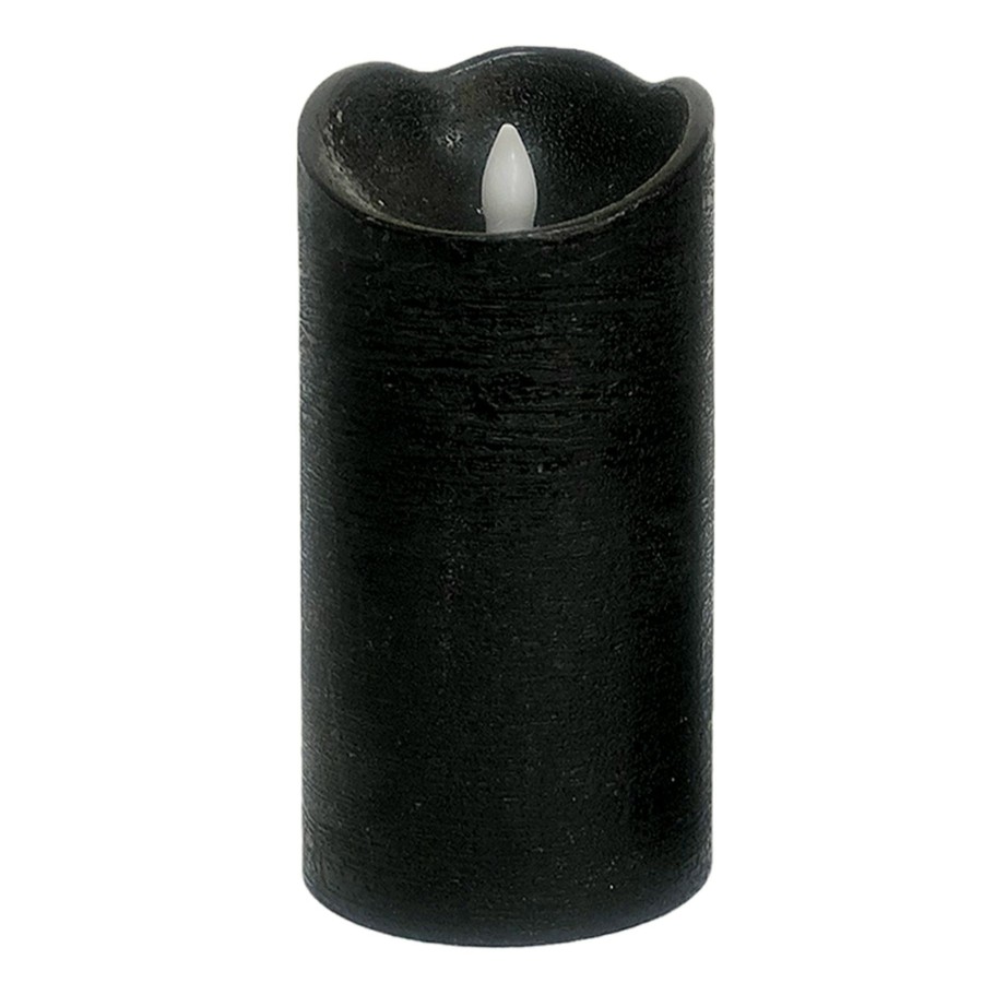 D Cor & Pillows * | 5-Piece Black Led Halloween Candles Outlet