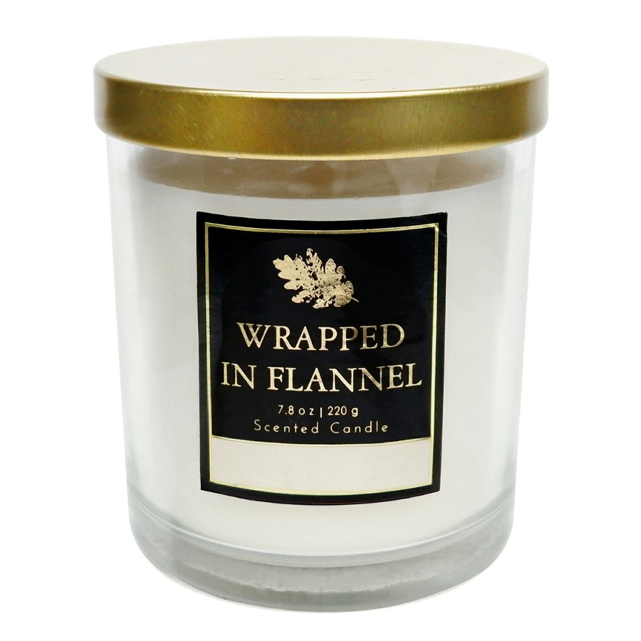 D Cor & Pillows * | Wrapped In Flannel Scented Jar Candle, 7.8Oz Shop