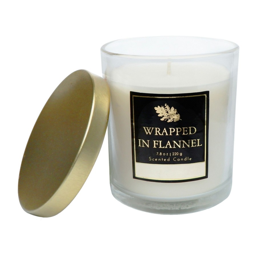 D Cor & Pillows * | Wrapped In Flannel Scented Jar Candle, 7.8Oz Shop