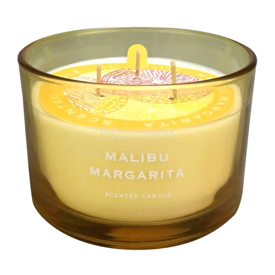 D Cor & Pillows * | 3-Wick Malibu Margarita Scented Candle, 16Oz Exactly Discount