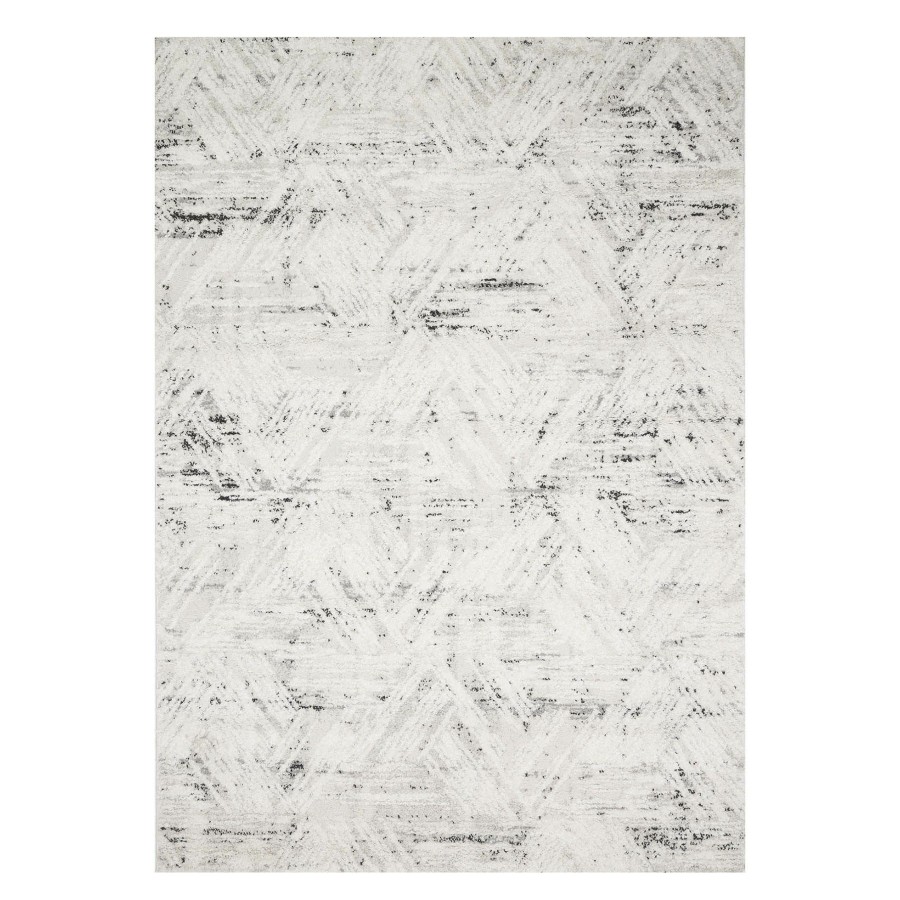 Rugs & Curtains * | (B593) Boulder Ivory Area Rug, 5 7 Delicate Design