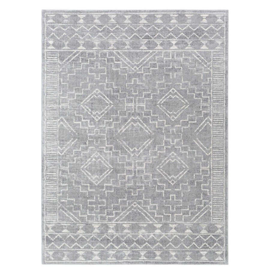 Rugs & Curtains * | (D497) Roma Grey Global Accent Rug, 3 5 At Discount Prices