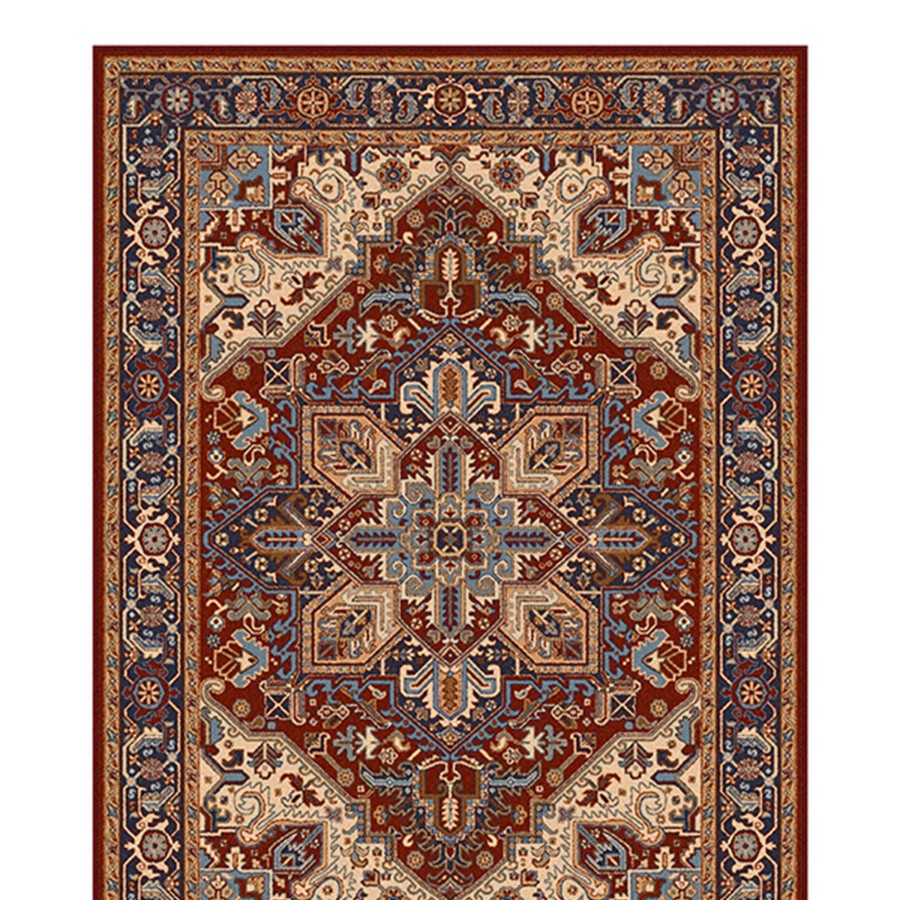 Rugs & Curtains * | (D531) Empress Red Medallion Design Runner, 2 7 Outlet