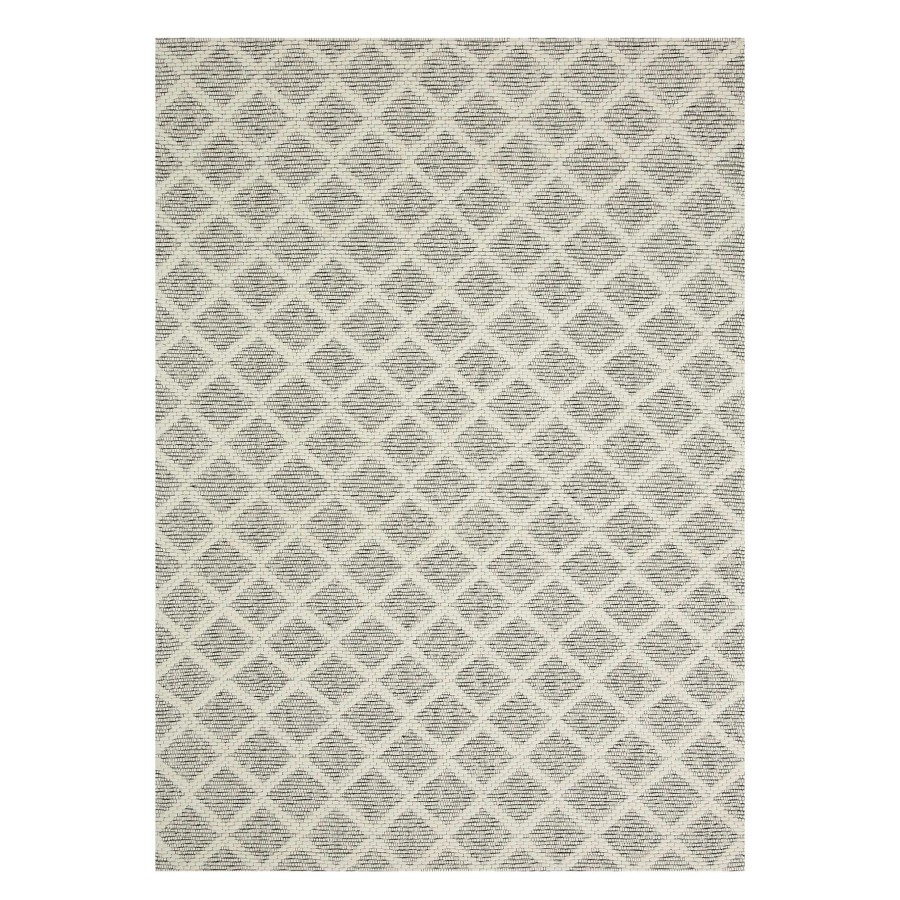 Rugs & Curtains * | (B780) Wesley Beige & Ivory Diamond Design Area Rug, 5 7 Exceptional Design