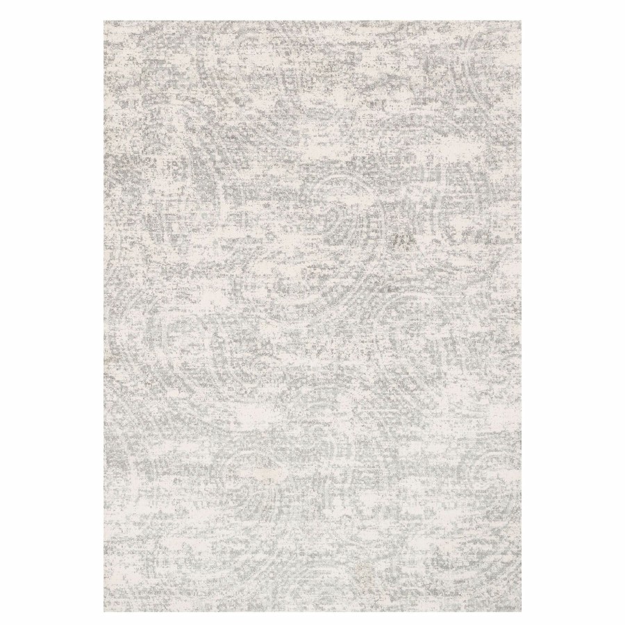 Rugs & Curtains * | (A252) Willow Microfiber Grey Area Rug, 8 10 Exclusive Design