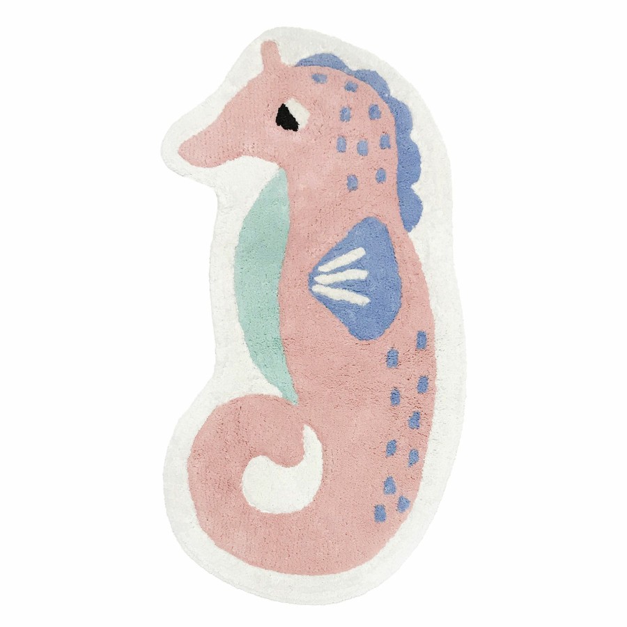 Rugs & Curtains * | Seahorse Bath Rug Discounts