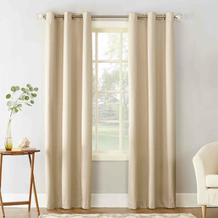 Rugs & Curtains * | Tremont Linen Thermal Room Darkening Grommet Curtain Panel, 84 Discounts