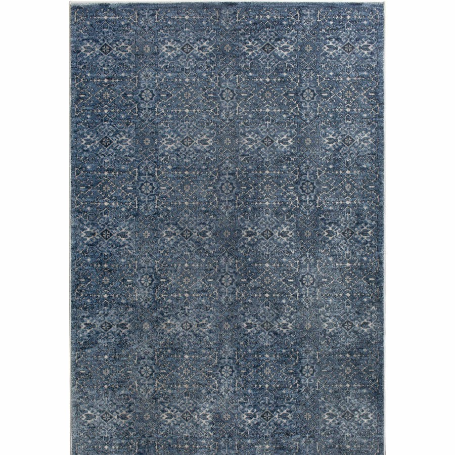 Rugs & Curtains * | (A426) Clearwater Lars Navy Woven Area Rug, 5 7 Premium Product