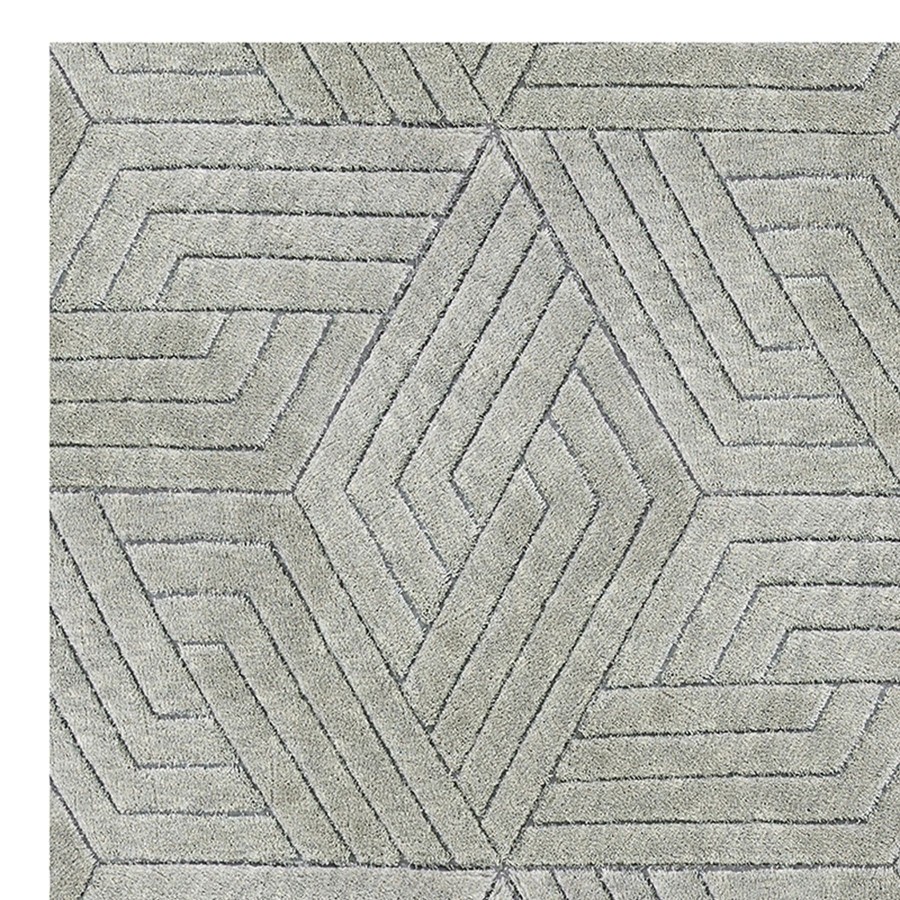 Rugs & Curtains * | (C176) Jackson Grey Patterned Shag Area Rug, 8 10 Fire Sale