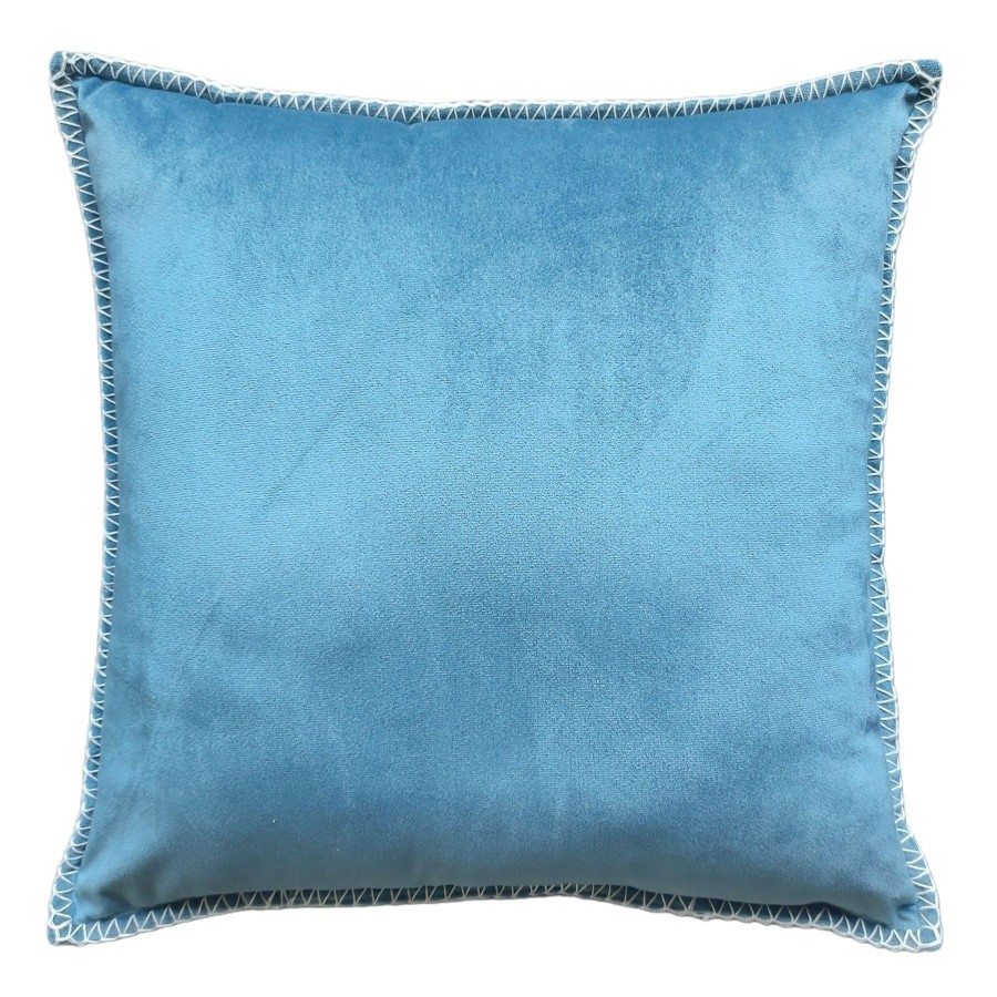 D Cor & Pillows * | Grace Mitchell Blue Homer Throw Pillow, 18 Reliable Quality